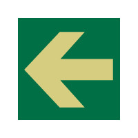 Vluchtrichting sticker