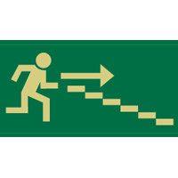 Trap rechts omlaag sticker