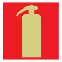 Brandblusser sticker