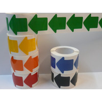 Vloerpijlen looppaden 50 x 50 mm.
