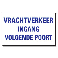 Voorbeeld 20 VRACHTVERKEER