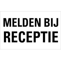 Voorbeeld 13 MELDEN BIJ RECEPTIE