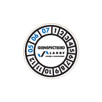 Keuringssticker 10 C +LOGO