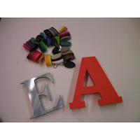 Gefreesde cijfers en letters