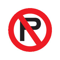 Parkeerverbod bord