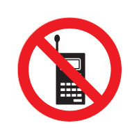 GSM verbod sticker