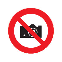 Fotografeerverbod sticker