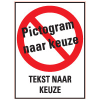 Algemeen + tekst sticker