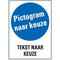 Algemeen + tekst bord