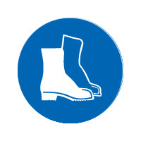 Veiligheidsschoenen sticker