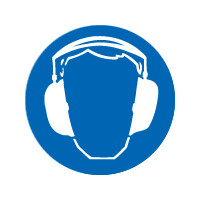 Gehoorbescherming sticker