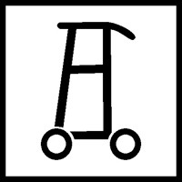 Rollator sticker