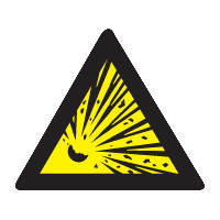 Explosieve stoffen bord