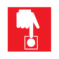 Handbrandmelder bord