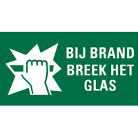 Glas breken bord
