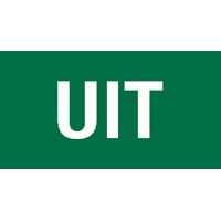 Uit tekst sticker
