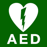 AED sticker