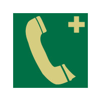 Noodtelefoon bord