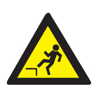 Hoogteverschil bord