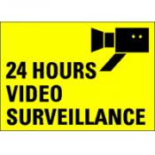 TSD 15E 24 HOUR VIDEO SURVEILLANCE geel-zwart