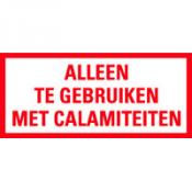 Calamiteiten tekst