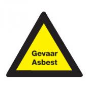 Asbestgevaar bord Asbestgevaar bord
