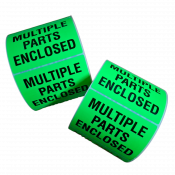 MULTIPLE PARTS ENCLOSED sticker