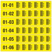 Barcode labels zelfklevend + magnetisch