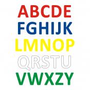 Vloermarkering LETTERS 95mm Vloermarkering LETTERS 95mm